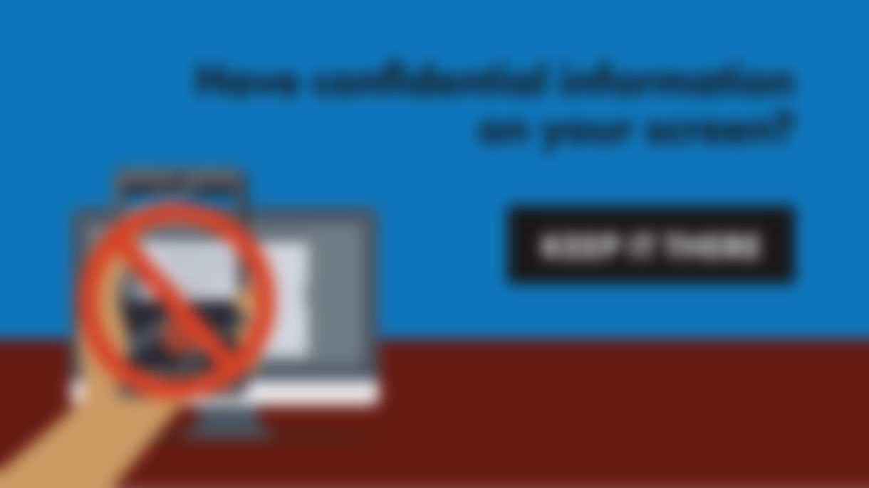 Keep confidential computer stuff on your computer - horizontal