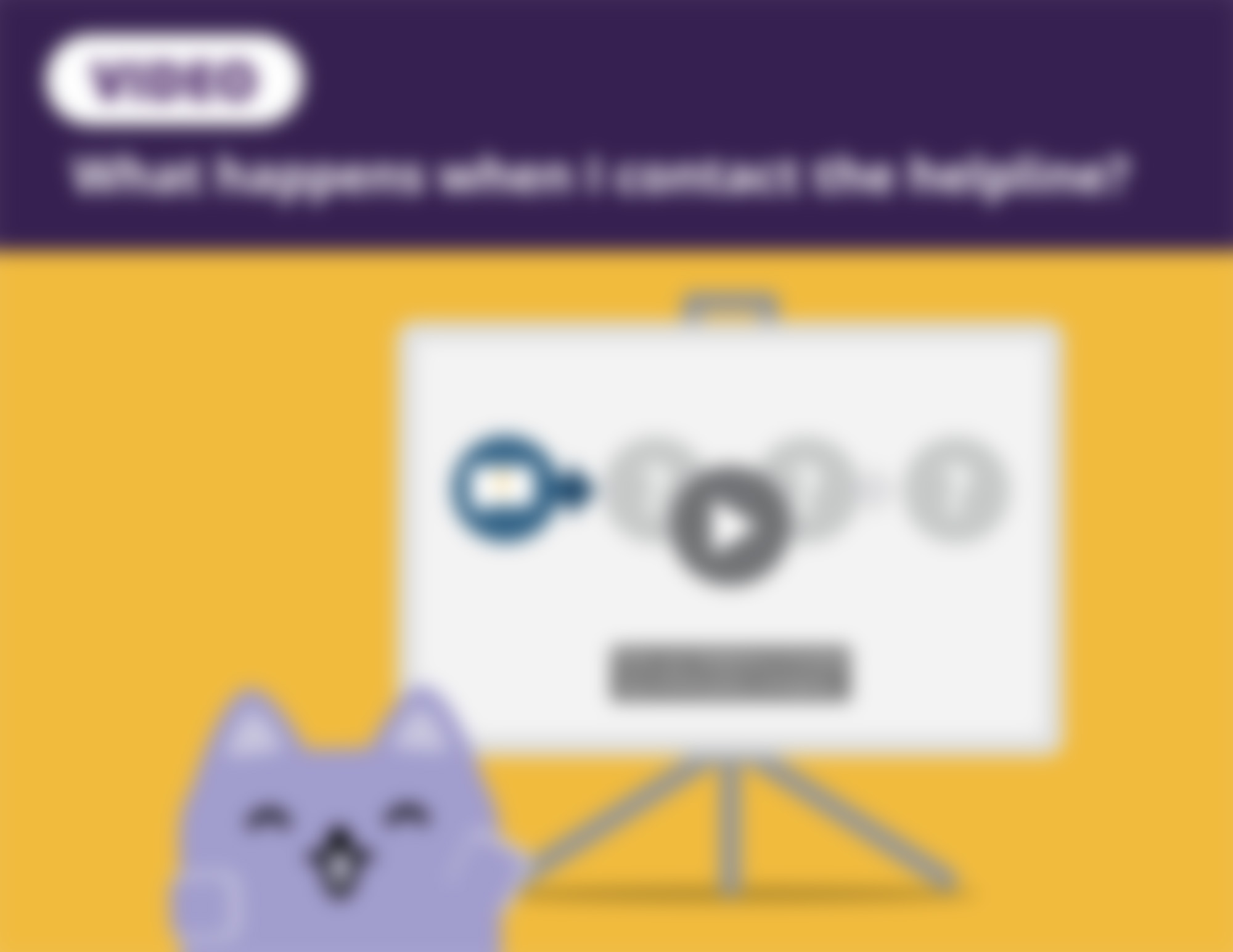 Video: What happens when I contact the helpline? Video: What happens when I contact the helpline?