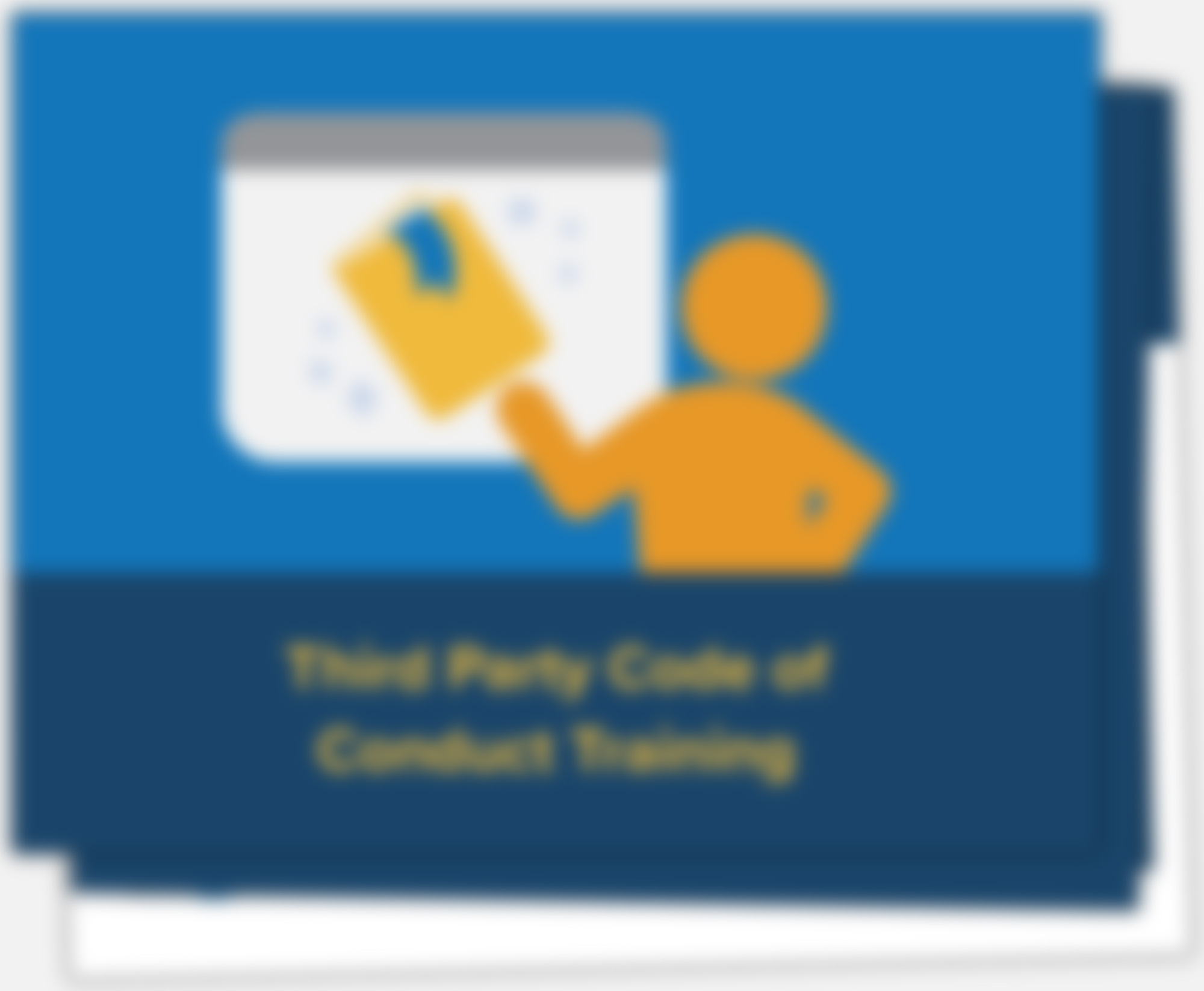 Quickly train your third parties on your org’s core values and expectations with this thorough and straightforward module. Quickly train your third parties on your org’s core values and expectations with this thorough and straightforward module.