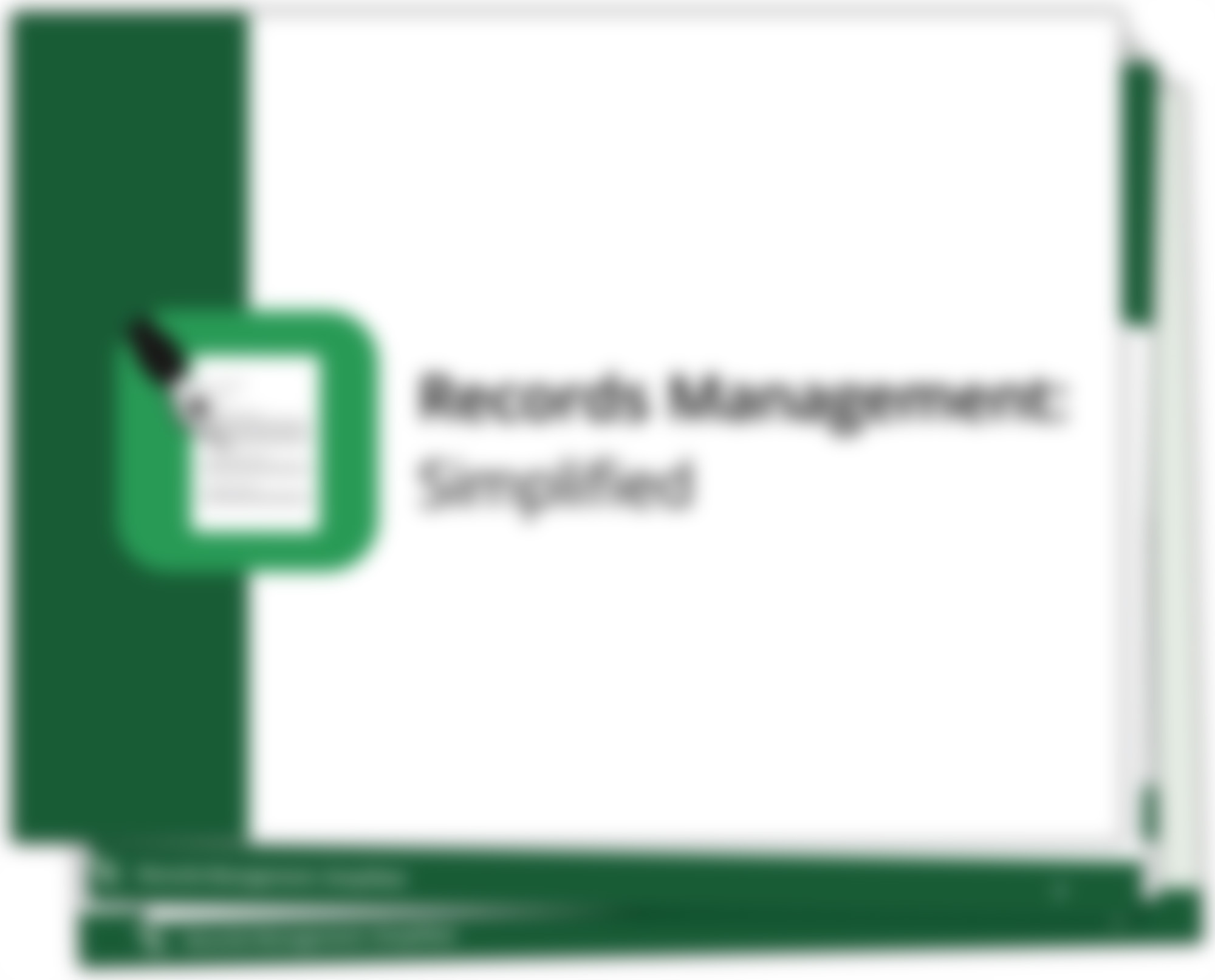 Boost efficiency, avoid legal risks, and reduce storage expenses with this 8-slide mini-module on best practices for managing business records. Boost efficiency, avoid legal risks, and reduce storage expenses with this 8-slide mini-module on best practices for managing business records.